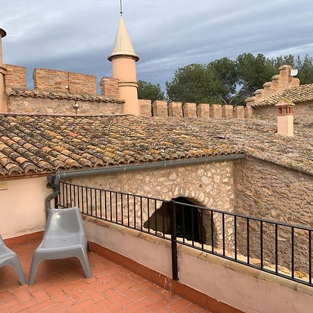 Castillo Con Piscina En Plena Sierra Calderona Сегорбе Экстерьер фото